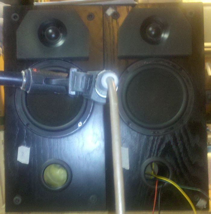 acoustic test setup mic