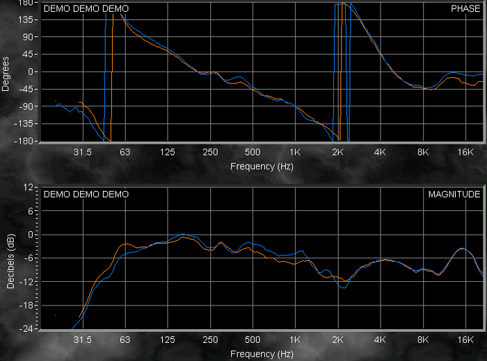 nearfield L vs L with R woofer