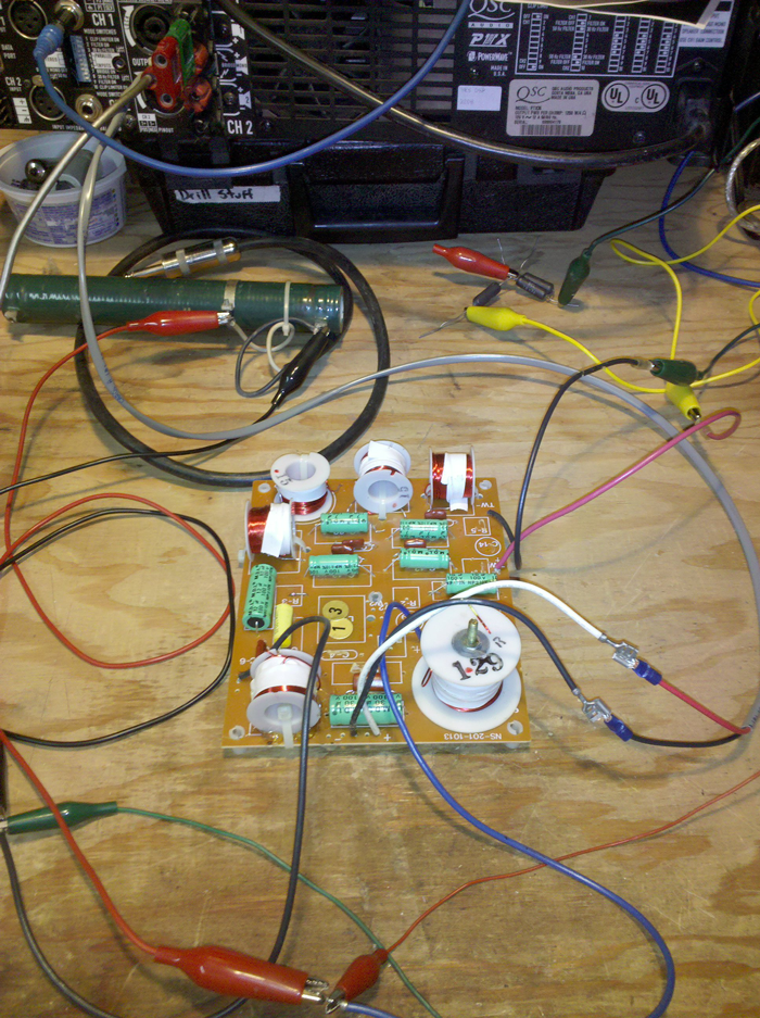 Crossover test rig connections